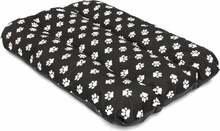 Lemmikloomapadi Hobbydog Eco Prestige R1, 90 x 60 x 8 cm, must käpajälgedega