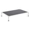 Tõstetud koeravoodi Vevor XL, 125 x 83 x 23 cm, hall