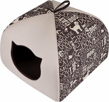 Lemmikloomade pesa-onn Hobbydog R1 Igloo, 38 x 38 x 30 cm, pruun/beež