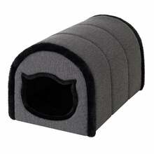 Lemmikloomamaja Doggy Gatto Inari, 40 x 29 cm, must