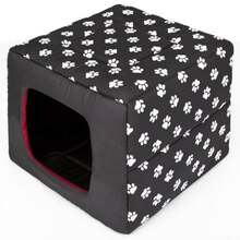Lemmikloomapesa Hobbydog Butterfly R4, 55 x 55 x 22 cm, must