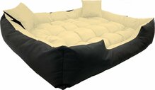 Lemmikloomavoodi Aio Europe Ecco XL, 115 x 90 cm, liivakarva/must