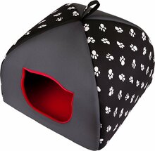 Lemmikloomamaja Hobbydog Igloo R2, 44 x 44 x 35 cm, must
