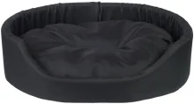 Ovaalne lemmikloomavoodi Amiplay Basic M, 52 x 44 x 14 cm, must