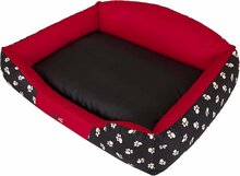 Lemmikloomavoodi Hobbydog Royal KRLCZK2 XXL, punane/must