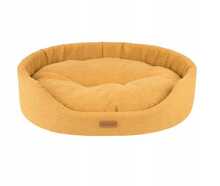 Ovaalne pesa Amiplay Montana L, 58 x 50 x 15 cm, kollane