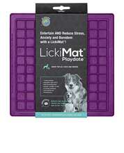 Lakkumismatt LickiMat Playdate, 20 x 20 cm, lilla