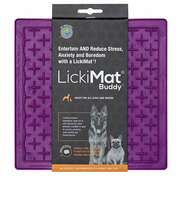 Lakkumismatt LickiMat Buddy, 20 x 20 cm, lilla