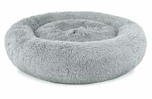 Pehme loomavoodi Leobert Plush Bed L, 80 x 53 x 50 cm, helehall