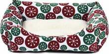 Lemmikloomavoodi Barry King BK-15602, 60 x 48 cm, valge/punane/roheline