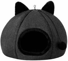 Lemmikloomamaja Doggy Kitty Head KITCZA4, 40 x 40 cm, must
