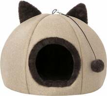 Lemmiklooma pesa Doggy Kitty Head KITBEZ1, 40 x 40 cm, helepruun/liivakarva
