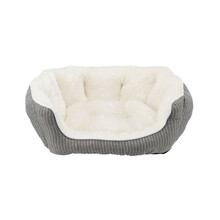 Lemmikloomavoodi Trixie Davin, ovaalne, 60 x 45 cm, hall/kreem