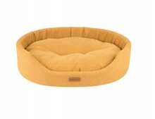 Ovaalne lemmikloomavoodi Amiplay Montana S, 46 x 38 x 13 cm, kollane