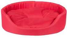 Lemmikloomavoodi Amiplay Oval Basic L, 58 x 50 x 15 cm, punane