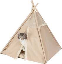 Lemmiklooma pesa Trixie Boho Tipi, 55 x 65 x 55 cm, beež