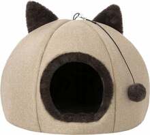 Lemmiklooma pesa-maja Doggy Kitty Head KITBEZ1, 45 x 45 cm, helepruun/beež