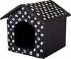 Lemmikloomamaja Hobbydog R5 Paws BUDCWL2, 70 x 60 x 63 cm, must