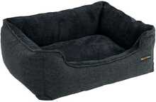 Voodi keskmise suurusega koertele Feandrea, 90 x 75 x 25 cm, tumehall