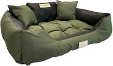 Personaliseeritud lemmikloomavoodi AIO FACTORY KINGDOG, 100 x 75 cm, roheline