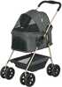 Koerte jalutuskäru PawHut, 3 in 1, mini koertele kuni 4 kg, hall