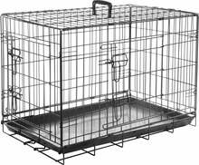 Metallist koerapuur Flamingo Keo M, 77 x 54 x 47 cm, must