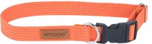Kaelarihm Amiplay Cotton, XL, 450 - 700 mm x 30 mm, oranž