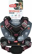 Traksid Zolux Bivouak, XS, 205 mm x 170 mm, must/punane