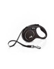 Jalutusrihm Flexi New Classic S, 5 m, kuni 15 kg, must