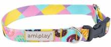 Kaelarihm Amiplay Be Happy, XL, 450 - 700 mm x 25 mm, mitmevärviline