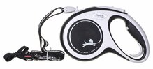 Automaatne jalutusrihm Flexi New Comfort M, 5 m, kuni 20 kg, must