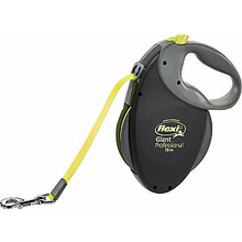 Jalutusrihm Flexi Giant Professional L, must/kollane, kuni 50 kg