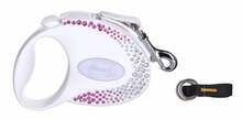 Jalutusrihm Flexi Glam S, valge, erinevad suurused