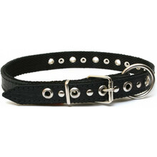 Kaelarihm Hippie Pet, 2.3 cm x 57 cm, must