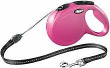 Jalutusrihm Flexi New Classic M, 8 m, kuni 20 kg, roosa