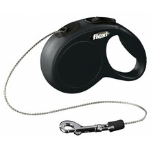 Jalutusrihm Flexi New Classic XS, 3 m, kuni 8 kg, must