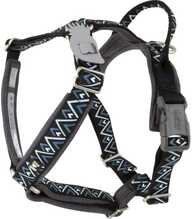 Rakmed Hurtta Razzle-Dazzle Y-sele, 35-45 cm, Blackberry