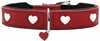 Kaelarihm Hunter Love S/M, 35-40 cm, punane/valge