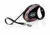 Jalutusrihm Flexi Glam S, 3 m, must