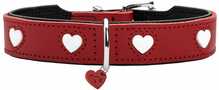Kaelarihm Hunter Love S/M, 35-40 cm, punane/valge
