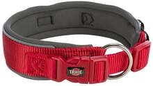Kaelarihm Trixie Premium, XS/S, 270 - 350 mm x 25 mm, punane/hall