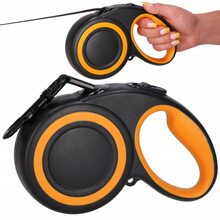 Koerarihm Springos PA0258, 5 m, must/oranž