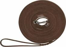 Jälitusrihm Trixie Rustic Tracking, 10 m x 8 mm, pruun