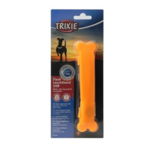 Helkurkaelarihm Trixie Flash light band USB, 15 × 2,5 cm, oranž