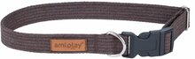 Kaelarihm Amiplay Cotton, XL, 450 - 700 mm x 30 mm, pruun