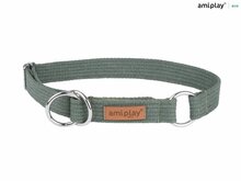 Kaelarihm Amiplay Cotton, L, 320 - 500 mm x 25 mm, roheline