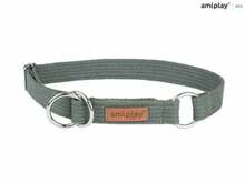 Kaelarihm Amiplay Cotton, M, 260 - 400 mm x 20 mm, roheline