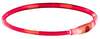 Kaelarihm Trixie Flash Light Ring, S-M, 400 mm x 8 mm, punane