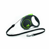 Jalutusrihm Flexi Black Design S, 5 m, kuni 12 kg, roheline