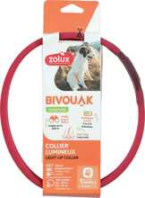 Kaelarihm Zolux Bivouak LED, 30-60 cm, punane